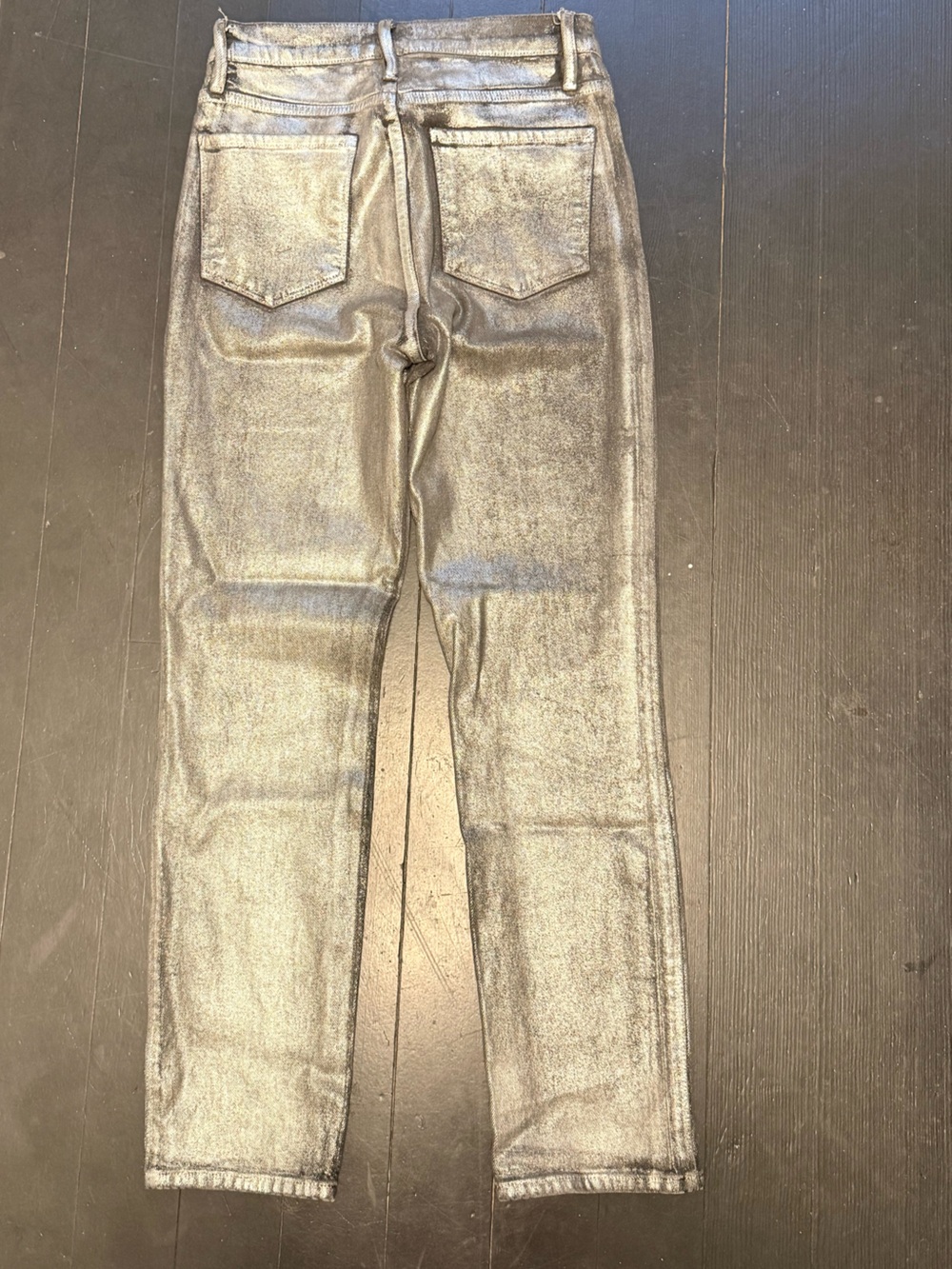 Frame Denim Metallic Le Sylvie Jean - Picture 4 of 6